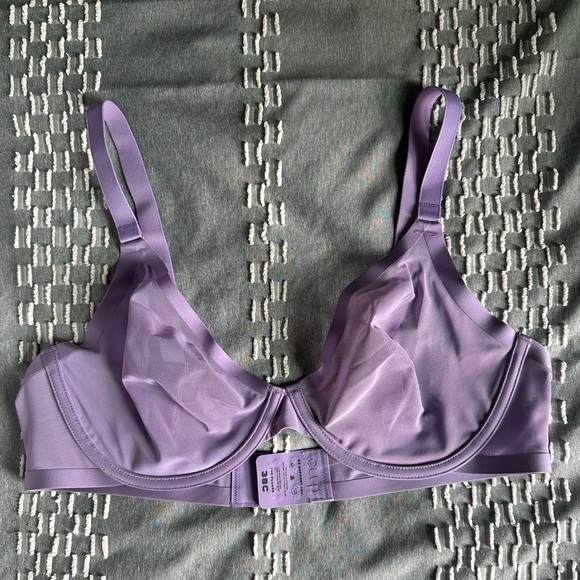 CUUP “Plunge” mesh bra in Amethyst, 38C, New, never worn, came without tags. - Picture 5 of 7